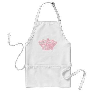 Tablier Couronne rose