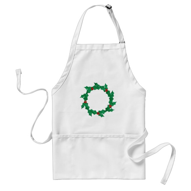 Tablier couronne saint de noël (Devant)