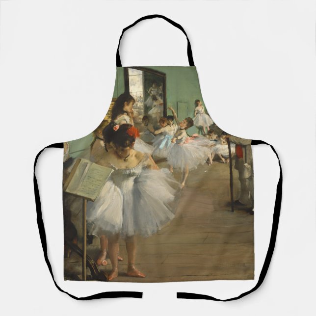 Tablier Cours de danse de Degas Danseuses de ballet Baller (Recto)