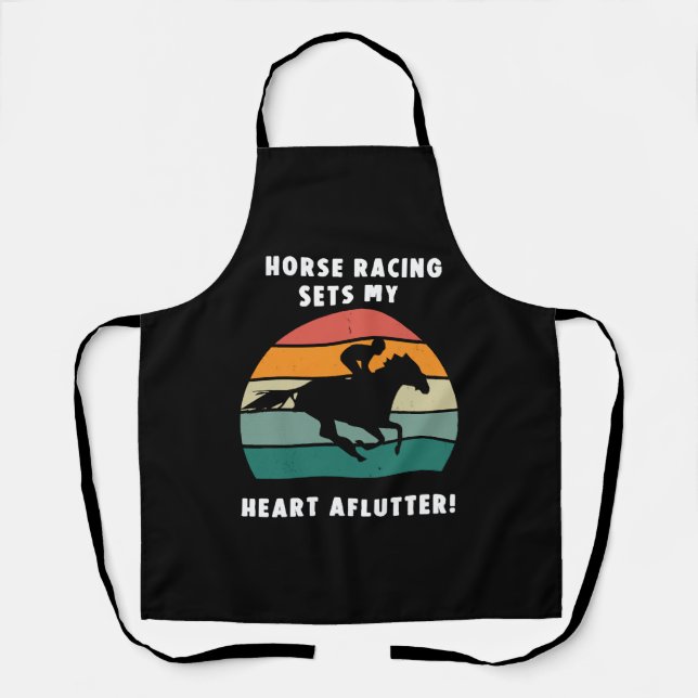 Tablier Courses de chevaux (Recto)