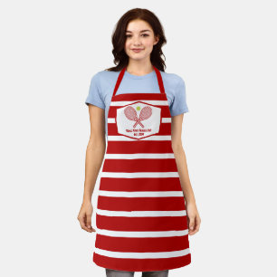 Tablier Coutume Tennis Country Club Red Stried