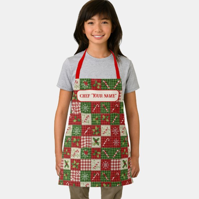 Tablier Couverture de Noël personnalisée pour enfants Patc (Insitu)