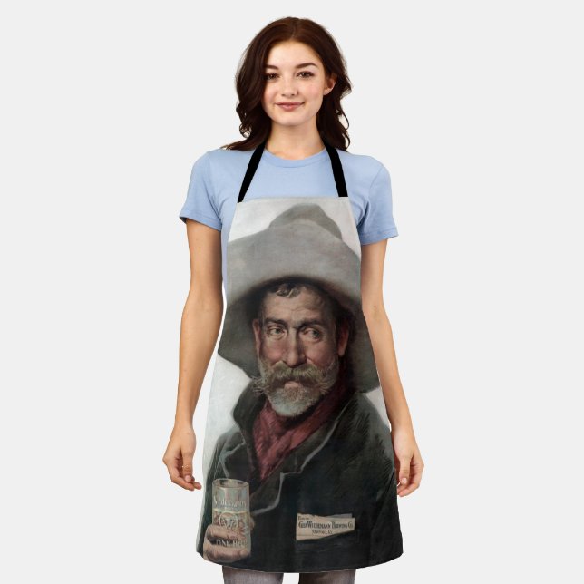 Tablier Cowboy espagnol Ranchero dans le Vieux-Ouest Saloo (Porté)