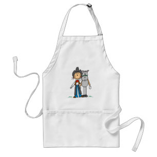 Tablier Cowgirl Avec T-shirts Cheval et Cadeaux