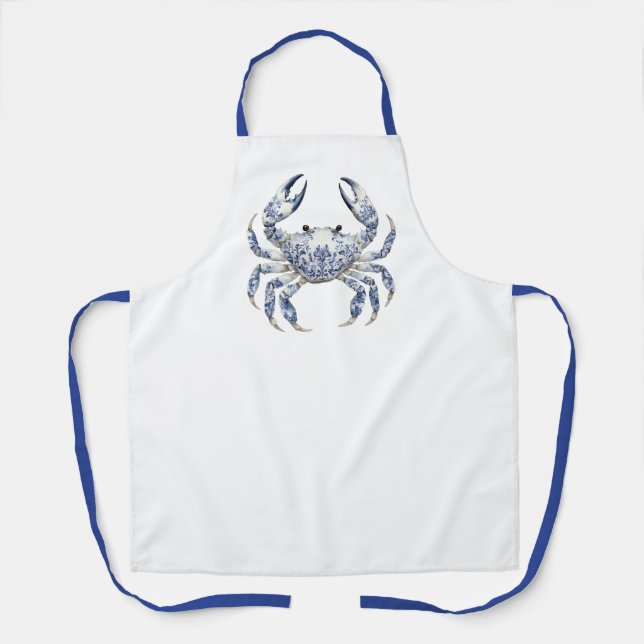 Tablier Crabe bleu (Recto)