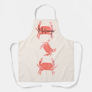 Tablier Crabe Océan Plage de mer Crustacé