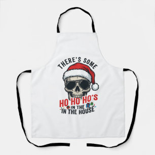 Tablier Crâne de Noël Ho Ho Ho Humour Design