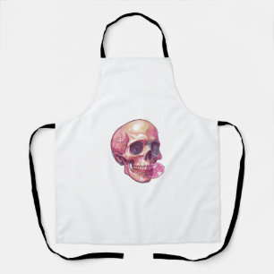 Tablier Crâne de Trouble de Bulle � Squelette de Chewing-g