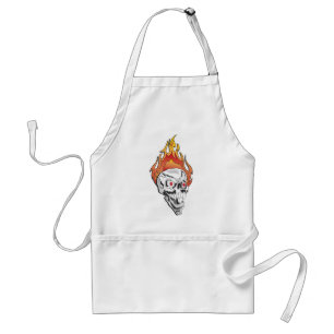 Tablier Crâne flamboyant
