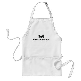 Tablier Crazy Cat Lady Apron