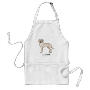 Tablier Cream Labrador Retriever Cute Lab Dog Nom personna