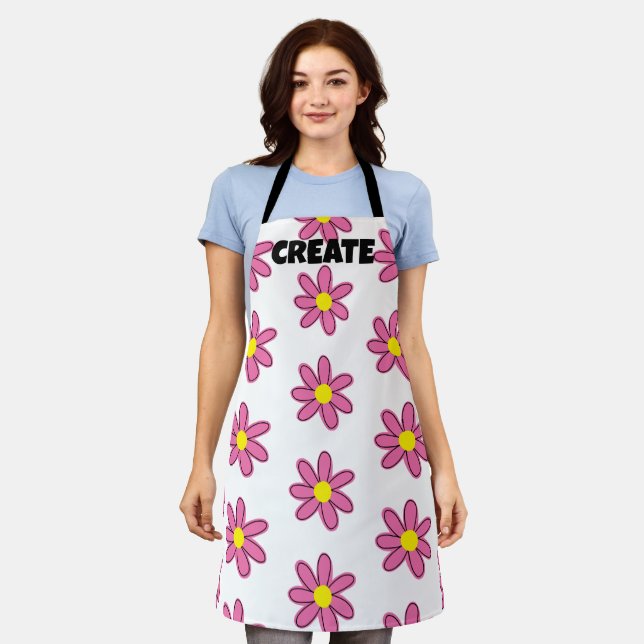 Tablier CREATE Fun Flowers Apron (Porté)