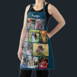 Tablier Create your own family photo collage name<br><div class="desc">Create your own family photo collage name black Apron 
You can personalize it and add your most beautiful photos and name.</div>