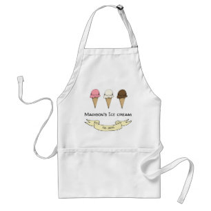 Tablier Créateur de glace Artiste Adulte Personnalisable A