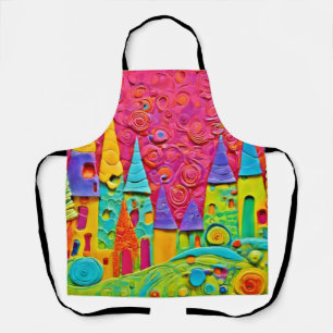 Tablier Création innovante colorée d'argile