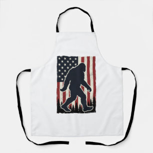 Tablier Créature Sauvage Patriotique Drapeau Vintage Vecte