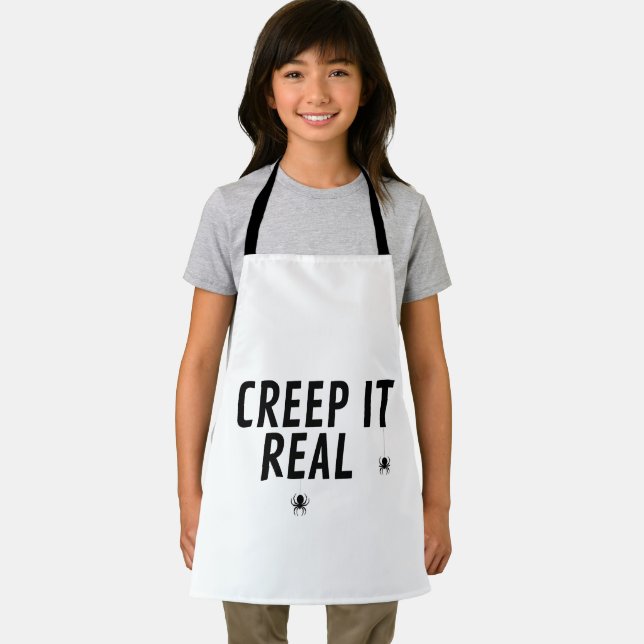 Tablier Creep It Real Halloween Apron (Insitu)