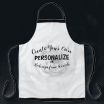 Tablier Créez Votre Propre<br><div class="desc">Arrière-plan affiché : Bokeh Bulle Grise

Créez vos propres éléments personnalisés de haute qualité !

Personnalisez cet article avec votre propre texte personnalisé ou redessinez entièrement à partir de zéro en remplaçant notre image par la vôtre.</div>
