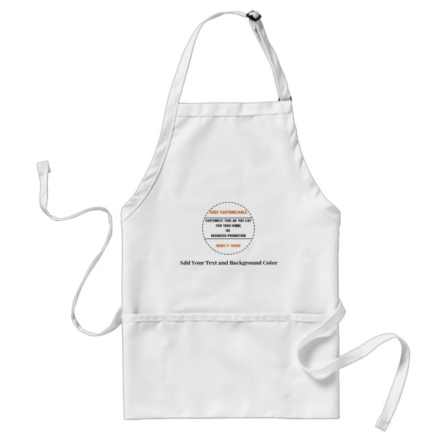 Tablier Créez Votre Propre Promotion de Marque Simple (Devant)