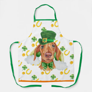 Tablier Crème de Dachshund Décoration de vacances Saint-Pa