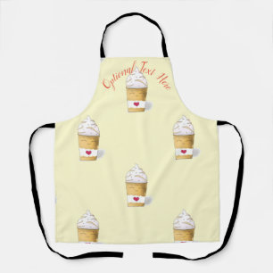 Tablier Crème latte et écaillée (Jaune)  
