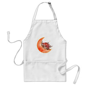 Tablier Crescent Moon Champignons Cottagecore Mycologie de
