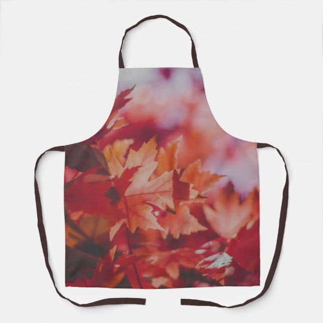 Tablier Crimson Maple Reverie Apron (Recto)