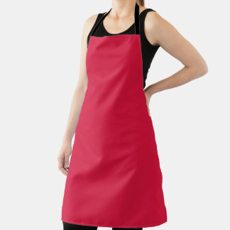 Tablier Crimson Red Custom All-Over Print Apron