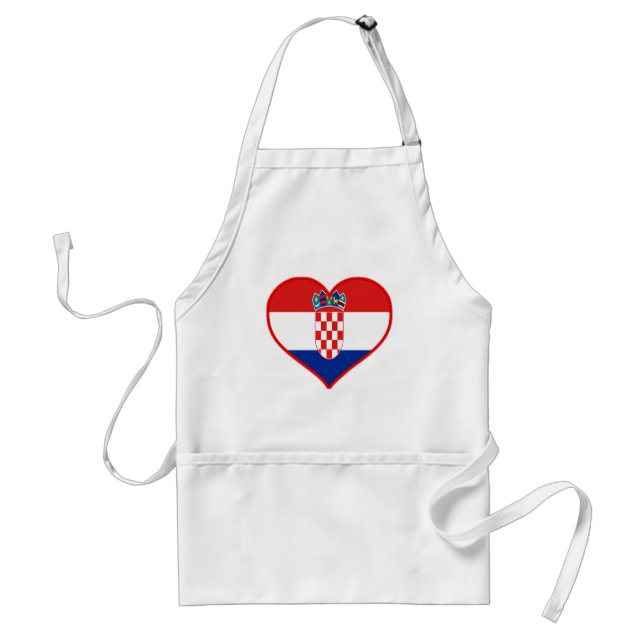 Tablier Croatie amour (Devant)