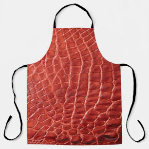 Tablier Crocodile texture cuir