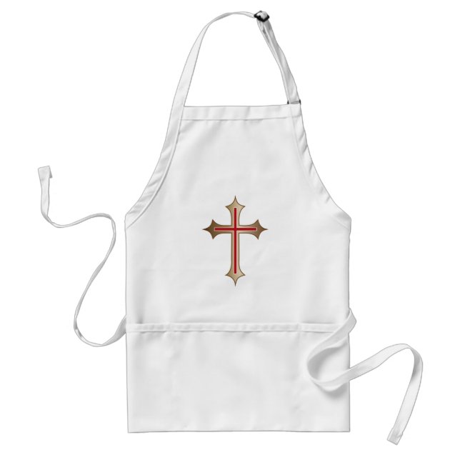 Tablier Croix chrétienne (Devant)