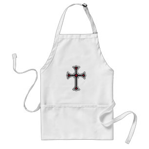 Tablier Croix chrétienne