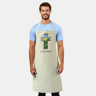 Tablier Croix d'anniversaire personnalisée