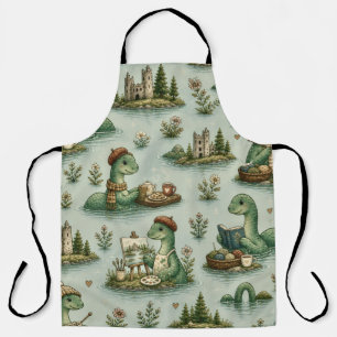 Tablier Cryptides cosy Nessie Monstre du Loch Ness loisirs