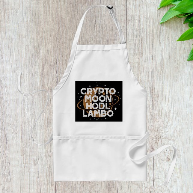 Tablier Crypto Lune HODL Lambo (Créateur téléchargé)