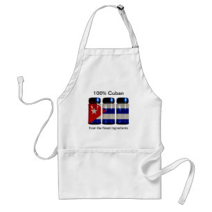 Tablier Cuba Drapeau Pots d'épices Apron