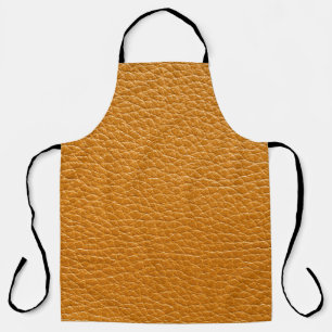 Tablier Cuir Brown, Arrière - plan de texture de fermeture