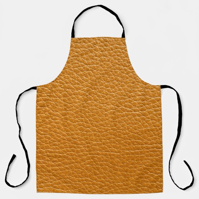 Tablier Cuir Brown, Arrière - plan de texture de fermeture (Recto)
