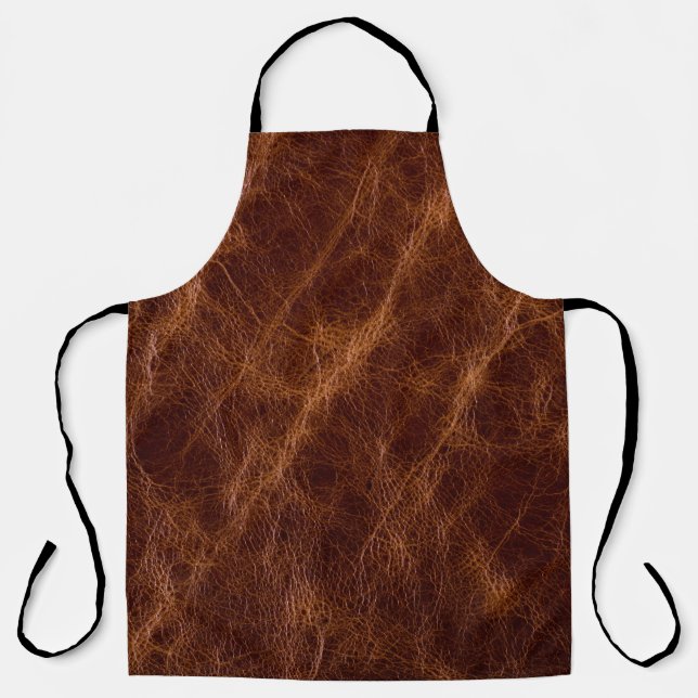 Tablier cuir Brown textulibération, texture, abstrait, acc (Recto)