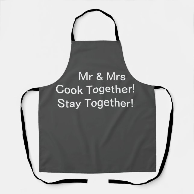 Tablier Cuire ensemble des couples Apron (Recto)