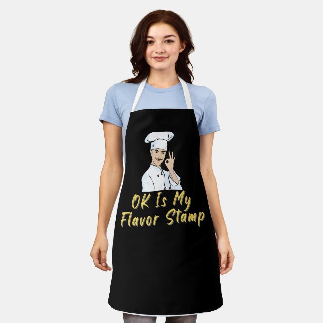 Tablier Cuisine avec Confiance du Chef (Porté)