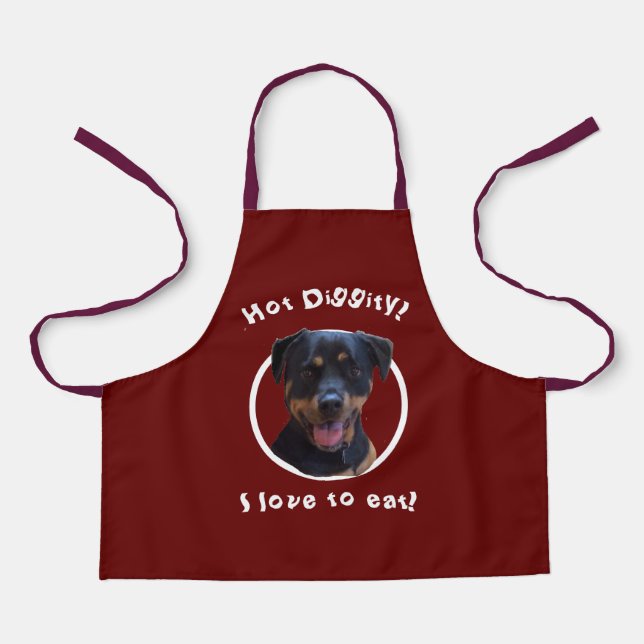 Tablier Cuisine avec notre Rottweiler Personnaliser Apron (Recto)