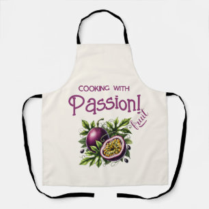 Tablier "Cuisine avec Passionfruit" Tropical