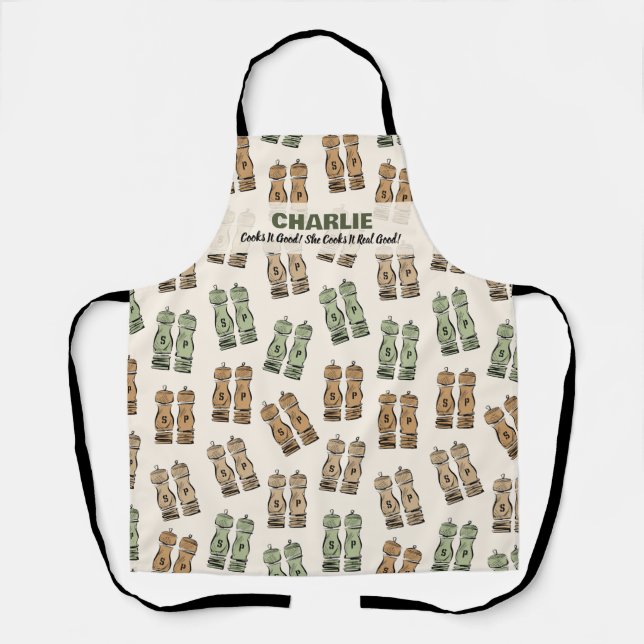 Tablier Cuisine Bien Personnalisé  (Recto)