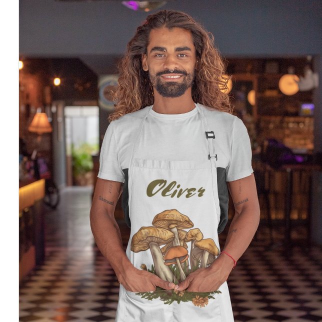 Tablier Cuisine Chef Mushroom Apron (Créateur téléchargé)