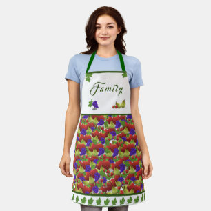Tablier Cuisine colorée à thème de fruits