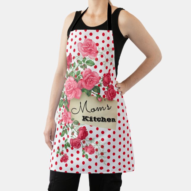 Tablier Cuisine de maman Rose personnalisé Apron (Insitu)