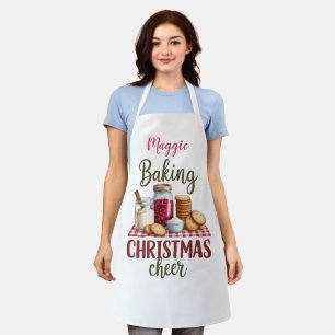 Tablier Cuisine de Noël personnalisée