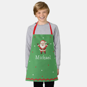 Tablier Cuisine de Noël personnalisée Festive pour enfants