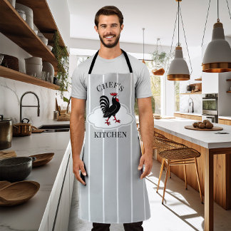 Tablier Cuisine du chef tablette rayée